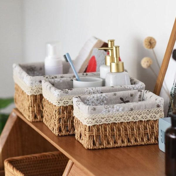 storage baskets basket straw rattan woven cloth desksundries toy key cosmetic box snack
storage baskets basket straw rattan woven cloth desksundries toy key cosmetic box snack