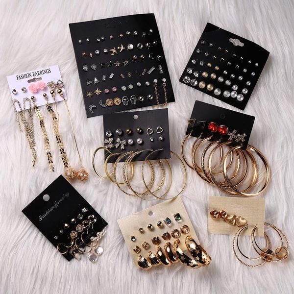 luokey fashion pendientes cross earrings set small bowknot heart stud for women 2021 luxury personality tik tok jewelry, Golden;silver
luokey fashion pendientes cross earrings set small bowknot heart stud for women 2021 luxury personality tik tok jewelry, Golden;silver