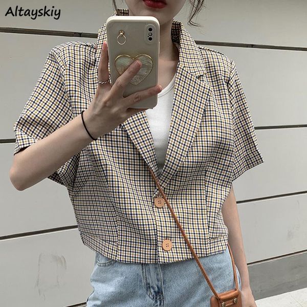 women's suits & blazers women plaid england style leisure short sleeve stylish teens all-match streetwear harajuku cool classic temper, White;black
women's suits & blazers women plaid england style leisure short sleeve stylish teens all-match streetwear harajuku cool classic temper, White;black