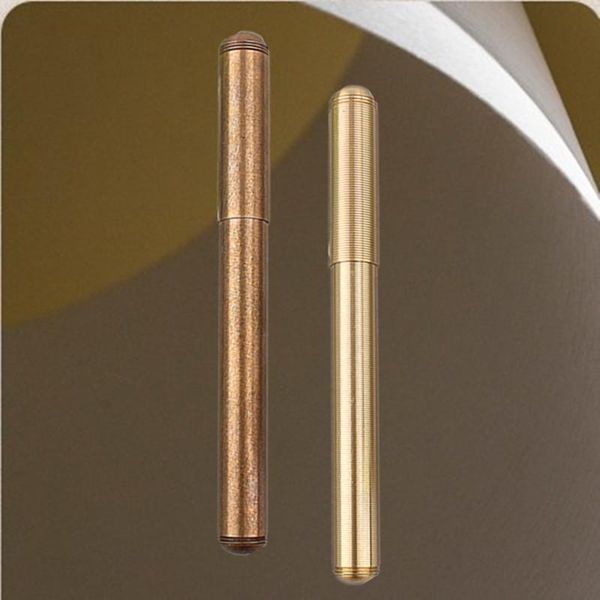 fountain pens vintage full brass pen metal ink threaded cap ef/f/nib writing gift
fountain pens vintage full brass pen metal ink threaded cap ef/f/nib writing gift