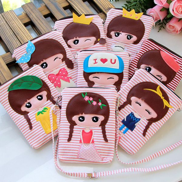child girl lady cute cartoon canvas bag personality snack pull double creative messenger uanjt 
child girl lady cute cartoon canvas bag personality snack pull double creative messenger uanjt