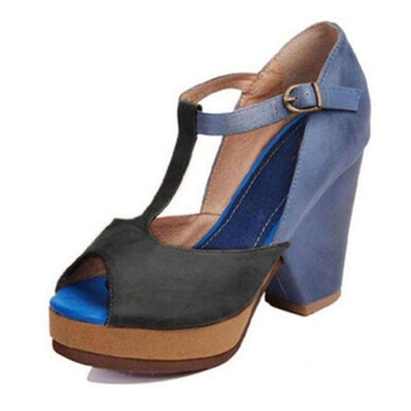 sandals women's t-buckle color matching 2021 summer foreign trade fish mouth waterproof platform side air fashion, Black
sandals women's t-buckle color matching 2021 summer foreign trade fish mouth waterproof platform side air fashion, Black