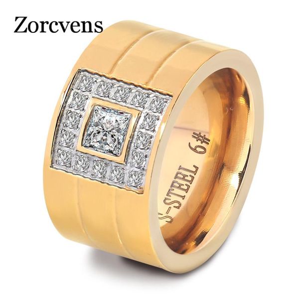 cluster rings zorcvens 12mm wide ring jewelry silver color stainless steel white stone anillos rhinestone women party engagement, Golden;silver
cluster rings zorcvens 12mm wide ring jewelry silver color stainless steel white stone anillos rhinestone women party engagement, Golden;silver