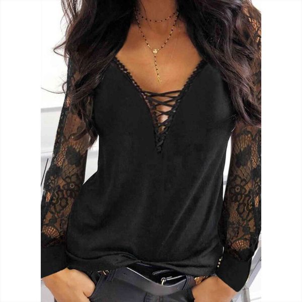 40 off shoulder lace womens shirts hallow bandage office pullover v neck elegant bottoming blouse, White
40 off shoulder lace womens shirts hallow bandage office pullover v neck elegant bottoming blouse, White