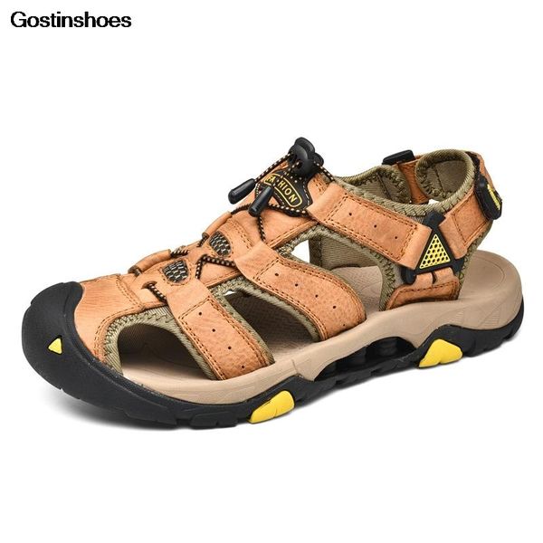 sandals cow leather sandal pria hollow out full grain closed toe sandles man shoes, Black
sandals cow leather sandal pria hollow out full grain closed toe sandles man shoes, Black