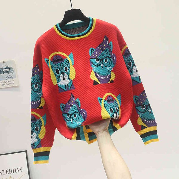 tees autumn women's jersey with long sleeves and loose neck pollover elegant fashion blouses from cartoons print jacquard jumper d5w3, White
tees autumn women's jersey with long sleeves and loose neck pollover elegant fashion blouses from cartoons print jacquard jumper d5w3, White