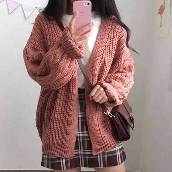 paris girl autumn knit sweater women fashion harajuku loose warm cardigan college casual long sleeve winter coat 210524, White
paris girl autumn knit sweater women fashion harajuku loose warm cardigan college casual long sleeve winter coat 210524, White