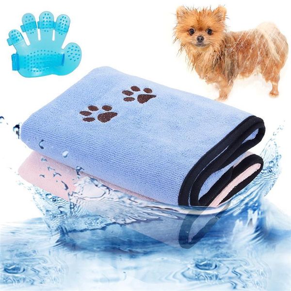 dog apparel 2pcs pet fibre towel soft absorbent bath with brush for cats dogs
dog apparel 2pcs pet fibre towel soft absorbent bath with brush for cats dogs