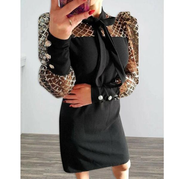 women dresses bodycon cocktail long sleeve mini sequin dress black career tie neck /by casual, Black;gray
women dresses bodycon cocktail long sleeve mini sequin dress black career tie neck /by casual, Black;gray