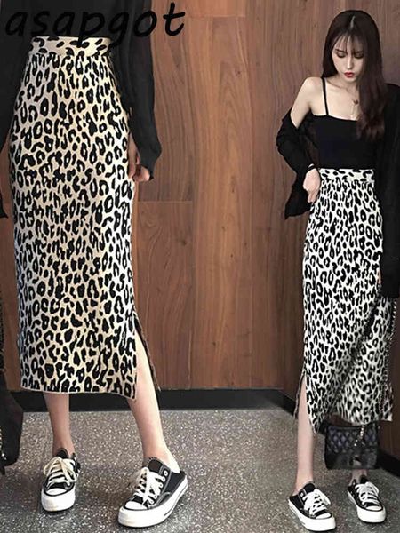skirt vintage slim high waist wrap hip leopard knitted women side split autumn street faldas mujer moda fashion wild 210429, Black
skirt vintage slim high waist wrap hip leopard knitted women side split autumn street faldas mujer moda fashion wild 210429, Black