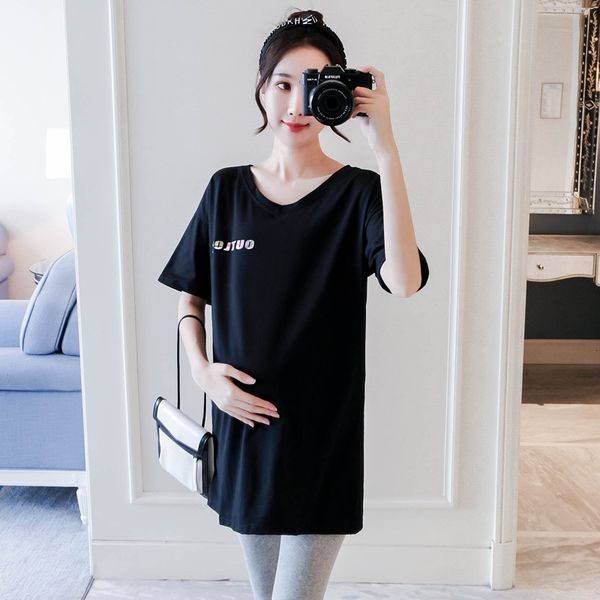 maternity pajamas 229# summer casual black cotton maternity tees loose t shirt clothes for pregnant women pregnancy t-shirt, White
maternity pajamas 229# summer casual black cotton maternity tees loose t shirt clothes for pregnant women pregnancy t-shirt, White