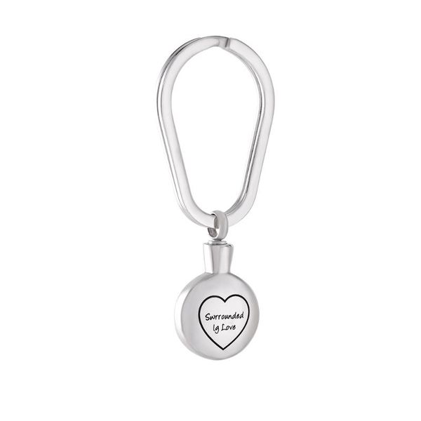 keychains round memorial key chain for human pet ashes stainless steel cremation urn jewelry ring locket keepsake jewellery, Silver
keychains round memorial key chain for human pet ashes stainless steel cremation urn jewelry ring locket keepsake jewellery, Silver
