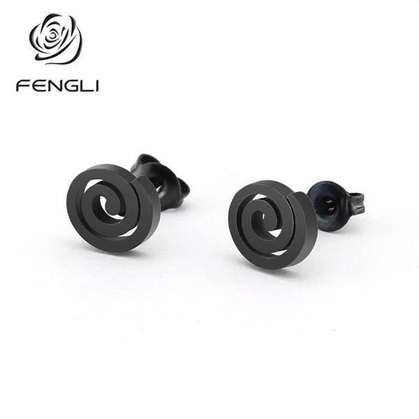 stud fengli lovely mosquito coil shape stainless steel earrings geometric love for women jewelry girlfriend gift, Golden;silver
stud fengli lovely mosquito coil shape stainless steel earrings geometric love for women jewelry girlfriend gift, Golden;silver