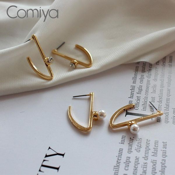 stud comiya earrings feminino boucle d'oreille femme gold color fashion wedding acrylic pearls statement brincos koreanearring, Golden;silver 
stud comiya earrings feminino boucle d'oreille femme gold color fashion wedding acrylic pearls statement brincos koreanearring, Golden;silver