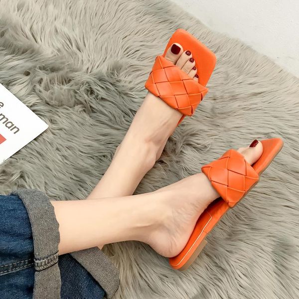 slippers lucyever 2021 fashion weaving summer women casual open toe flat sandals woman comfortable beach slides flip flops, Black
slippers lucyever 2021 fashion weaving summer women casual open toe flat sandals woman comfortable beach slides flip flops, Black