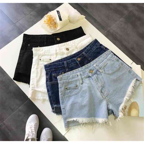 jeans style korean-style women's summer cowboy simple shorts fur trim loose-fit tassled short shorts-, Blue
jeans style korean-style women's summer cowboy simple shorts fur trim loose-fit tassled short shorts-, Blue