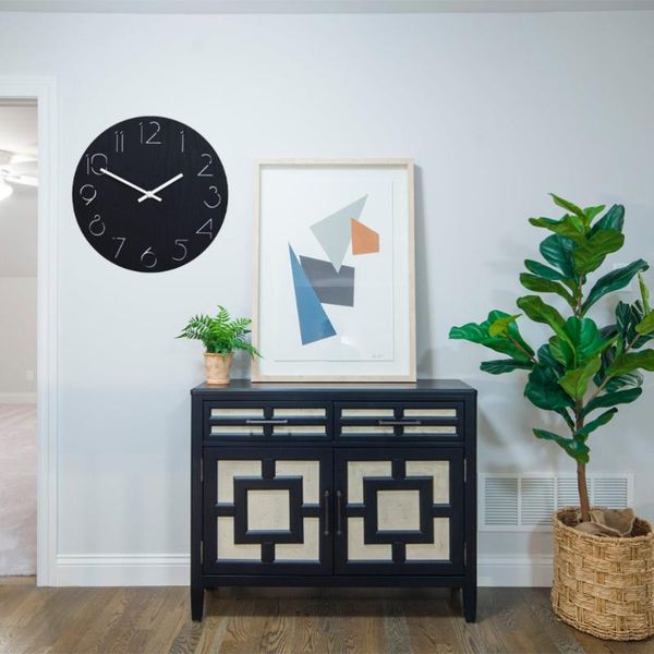 wooden hollow wall clock carving decor simple living room (black shipment without batter clocks
wooden hollow wall clock carving decor simple living room (black shipment without batter clocks