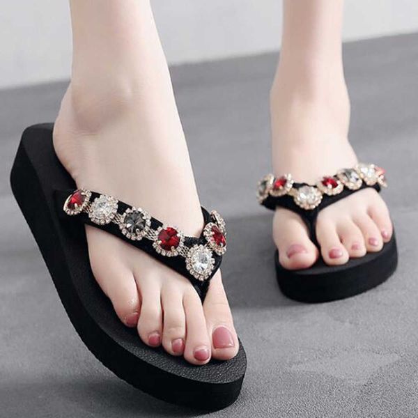 slipper shoes muffin flat sandals home bathroom beach flip flops woman zapatos de mujer sh91 210625, Black
slipper shoes muffin flat sandals home bathroom beach flip flops woman zapatos de mujer sh91 210625, Black