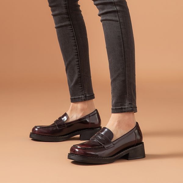 dress shoes penny loafers women genuine cow leather uniform shoes waxing round toe slip-on jk ladies flat handmade 27744, Black
dress shoes penny loafers women genuine cow leather uniform shoes waxing round toe slip-on jk ladies flat handmade 27744, Black