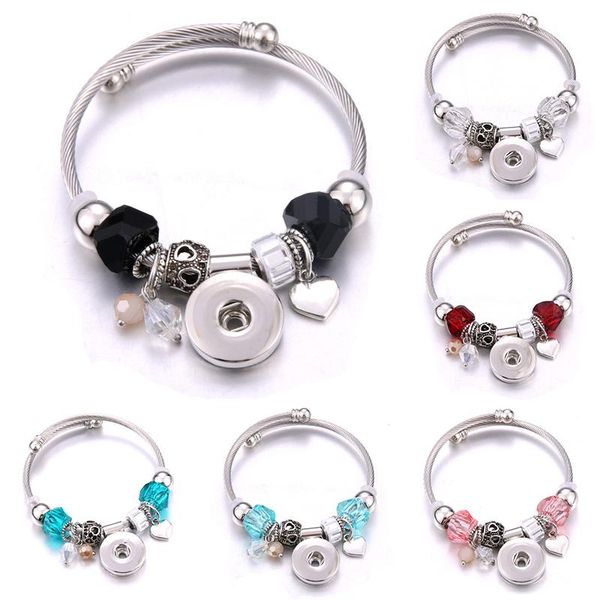 elasticity snap button bracelet bangles beads jewelry making heart fit 18mm buttons charm bracelets, Golden;silver
elasticity snap button bracelet bangles beads jewelry making heart fit 18mm buttons charm bracelets, Golden;silver