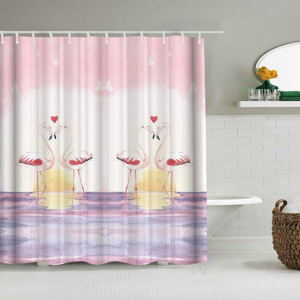 shower curtain couple flamingo watercolor symble of forever loves waterproof bath liners hooks included -bathroom decorative
shower curtain couple flamingo watercolor symble of forever loves waterproof bath liners hooks included -bathroom decorative