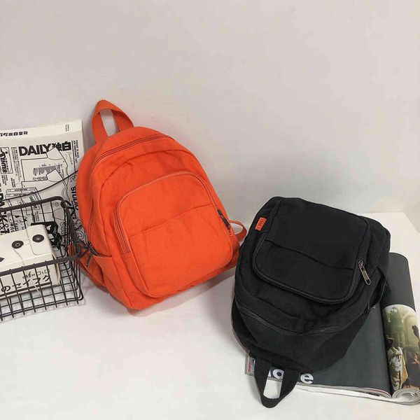preppy style fashion women solid color small backpack students ladies travel canvas school bag knapsacks y1105
preppy style fashion women solid color small backpack students ladies travel canvas school bag knapsacks y1105