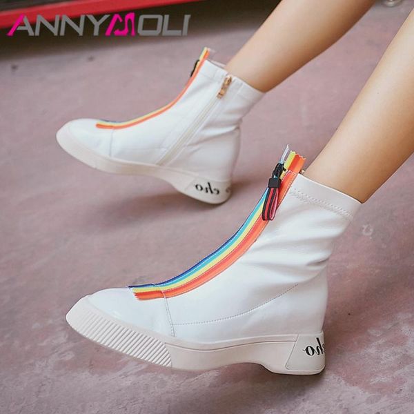 boots annymoli women autumn ankle mixed colors height increasing short stretch zipper round toe shoes ladies beige size 39, Black
boots annymoli women autumn ankle mixed colors height increasing short stretch zipper round toe shoes ladies beige size 39, Black