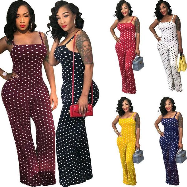 women's jumpsuits & rompers women polka dots jumpsuit ladies summer casual sleeveless romper cotton blend sling s-3xl plus size woman c, Black;white
women's jumpsuits & rompers women polka dots jumpsuit ladies summer casual sleeveless romper cotton blend sling s-3xl plus size woman c, Black;white