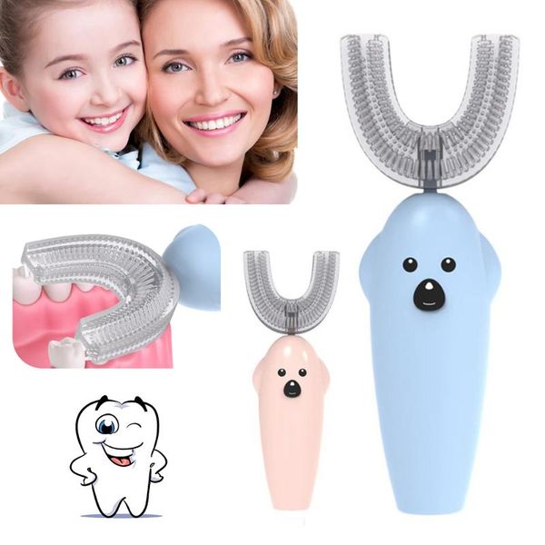 smart electric toothbrush kids u-shape food-grade silicone ipx5 waterproof low frequency vibration for 3-12 yeas old children
smart electric toothbrush kids u-shape food-grade silicone ipx5 waterproof low frequency vibration for 3-12 yeas old children