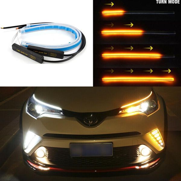 strips 2x ultrafine cars led daytime running lights auto flowing turn signal guide strip headlight assembly car styling accessories
strips 2x ultrafine cars led daytime running lights auto flowing turn signal guide strip headlight assembly car styling accessories