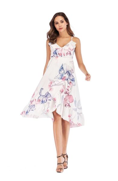 maternity dresses pregnancy dress clothes pregnant casual floral falbala comfortable sundress summer women, White
maternity dresses pregnancy dress clothes pregnant casual floral falbala comfortable sundress summer women, White