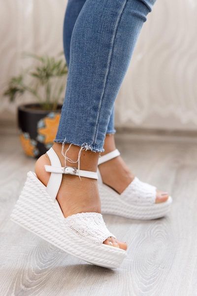 sandals women's white filler flat, Black