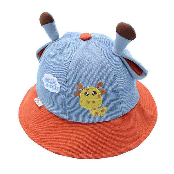 baby hat autumn and winter baby fisherman hat cute cartoon deer corduroy basin 2-4 year old children's, Blue;gray
baby hat autumn and winter baby fisherman hat cute cartoon deer corduroy basin 2-4 year old children's, Blue;gray