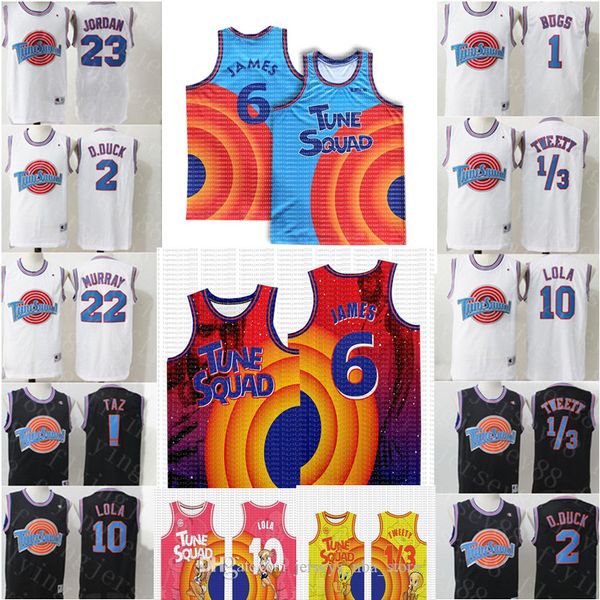 space jam james jersey movie 23 michael 1 bugs bunny taz 13 tweety 22 bill murray 10 lola 2 d.duck basketball jerseys, Black;red
space jam james jersey movie 23 michael 1 bugs bunny taz 13 tweety 22 bill murray 10 lola 2 d.duck basketball jerseys, Black;red