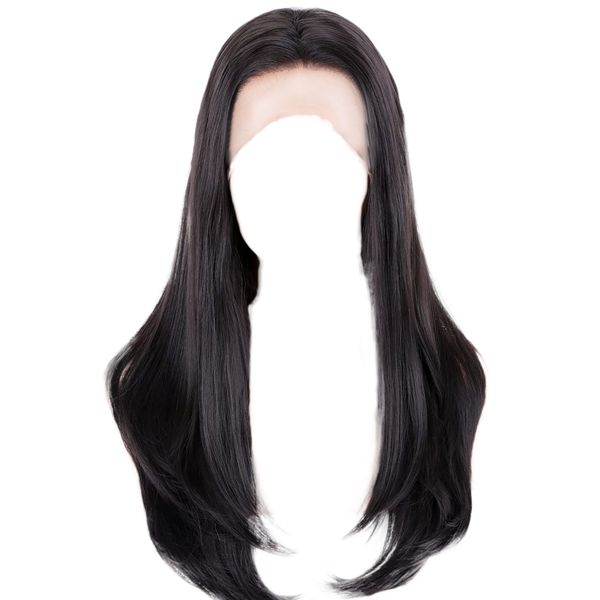 lx brand long synthetic lace wig deep part high temperature fiber silk straight lace front wigs with natural hairline cosplayfactory direct, Black
lx brand long synthetic lace wig deep part high temperature fiber silk straight lace front wigs with natural hairline cosplayfactory direct, Black