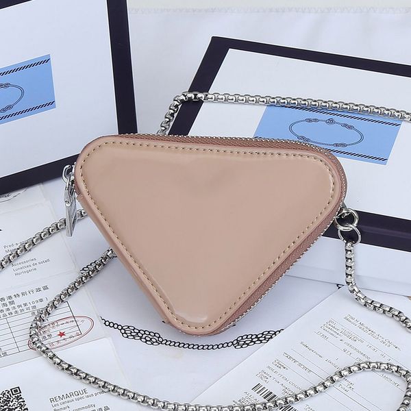 mini triangle purse ladies designer bag black beige white green silver luxury handbags leather crossbody bags 5 colors pd003
mini triangle purse ladies designer bag black beige white green silver luxury handbags leather crossbody bags 5 colors pd003