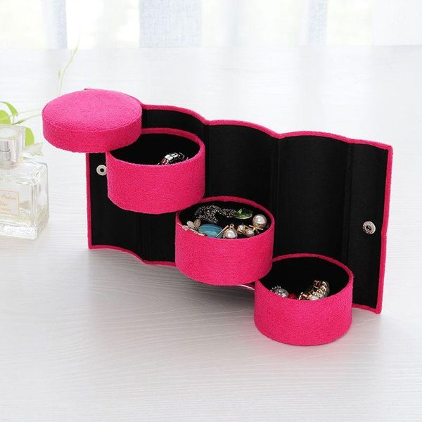 jewelry pouches, bags velvet box travel 3-layer roll-up snap storage earring bracelet display, Pink;blue
jewelry pouches, bags velvet box travel 3-layer roll-up snap storage earring bracelet display, Pink;blue
