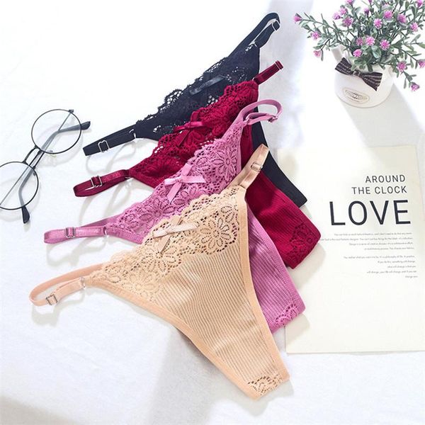 women's panties 7 colors underpants women underwear hollow out cute lace girls panty lingerie adjustable g-string thongs, Black;pink
women's panties 7 colors underpants women underwear hollow out cute lace girls panty lingerie adjustable g-string thongs, Black;pink