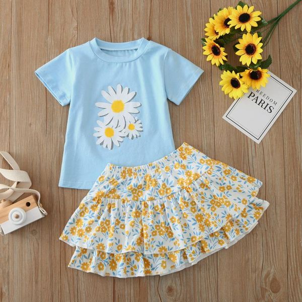 clothing sets 2021 summer kids baby girls outfits daisy sunflower letter t-shirt skirt floral printing casual children girl, White
clothing sets 2021 summer kids baby girls outfits daisy sunflower letter t-shirt skirt floral printing casual children girl, White
