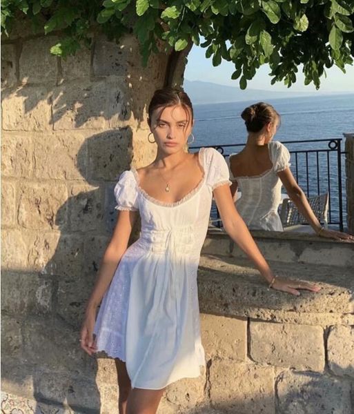 retro stitching wood ears lace cross lacing up sleeve short for woman white french mini boho women holiday, Black;gray
retro stitching wood ears lace cross lacing up sleeve short for woman white french mini boho women holiday, Black;gray