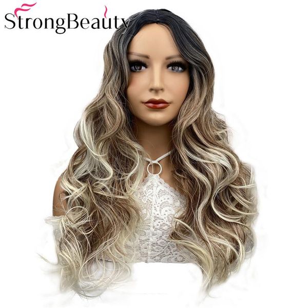 synthetic wigs strongbeauty long curly natural women ombre wig hair heat resistant fiber, Black
synthetic wigs strongbeauty long curly natural women ombre wig hair heat resistant fiber, Black