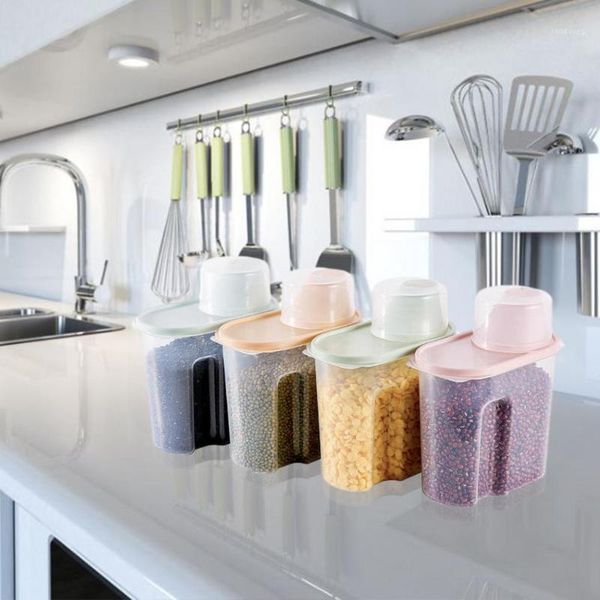 storage bottles & jars 4pc grain household kitchen transparent waterproof container dry sealed tank set box
storage bottles & jars 4pc grain household kitchen transparent waterproof container dry sealed tank set box