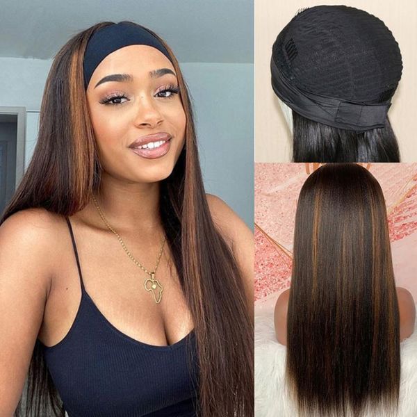 synthetic wigs 18 20 22 24 26 28 30inch headband long ombre highlight straight hair heat resistant daily, Black
synthetic wigs 18 20 22 24 26 28 30inch headband long ombre highlight straight hair heat resistant daily, Black