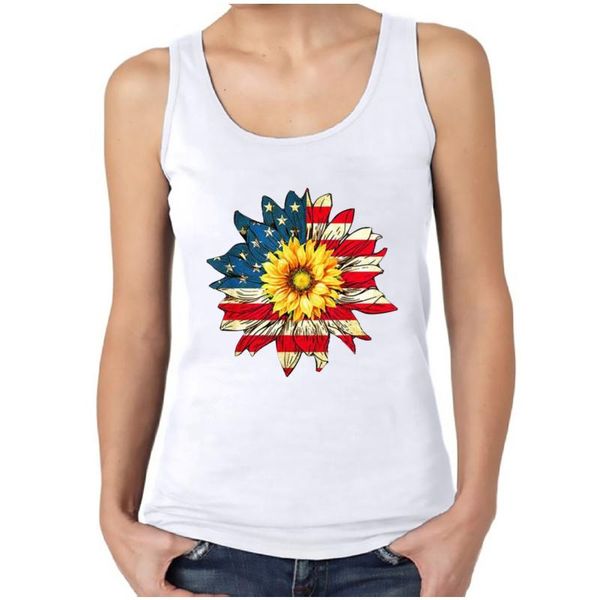 women's t-shirt summer women flag printed independence day female sleeveless u-neck tank y2k basic shirts plus size clothes, White
women's t-shirt summer women flag printed independence day female sleeveless u-neck tank y2k basic shirts plus size clothes, White