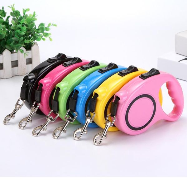 dog collars & leashes pet retractable leash automatic traction device portable 3m 5m round rope flat belt
dog collars & leashes pet retractable leash automatic traction device portable 3m 5m round rope flat belt
