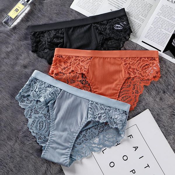 women's panties 3 pcs panty briefs lace women underwear lingerie for female ladies floral pantys underpants, Black;pink
women's panties 3 pcs panty briefs lace women underwear lingerie for female ladies floral pantys underpants, Black;pink