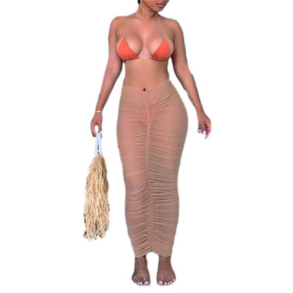 women's swimwear summer skirt cover-ups solid color comfortable mesh pleated for beach dating party vacation shopping travelling, White;black
women's swimwear summer skirt cover-ups solid color comfortable mesh pleated for beach dating party vacation shopping travelling, White;black