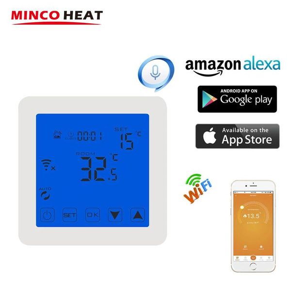 smart home control hy08we programmable wifi temperature controller wireless lcd display thermostat for floor heating
smart home control hy08we programmable wifi temperature controller wireless lcd display thermostat for floor heating