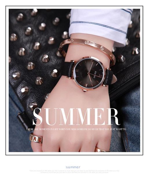 wristwatches guou brand high-grade women's watch genuine leather fashion casual leisure retro simple and elegant factory outlet, Slivery;brown
wristwatches guou brand high-grade women's watch genuine leather fashion casual leisure retro simple and elegant factory outlet, Slivery;brown