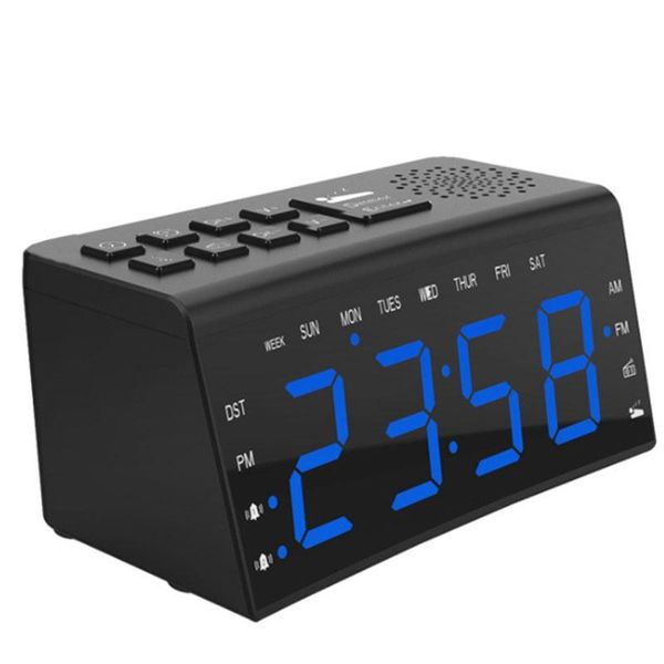 digital radio clock dual alarms temperature snooze day time dimmable backlit 6.5-inch led sn other clocks & accessories
digital radio clock dual alarms temperature snooze day time dimmable backlit 6.5-inch led sn other clocks & accessories